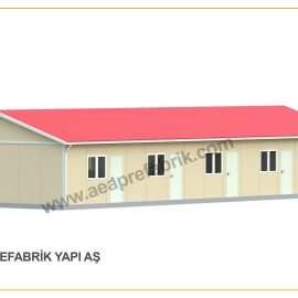 147 m² Prefabrik Yatakhane