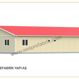 170 m² Prefabrik Yatakhane