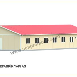 182 m² Prefabrik Yatakhane