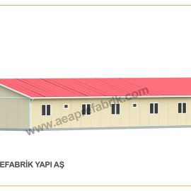 238 m² Prefabrik Yatakhane