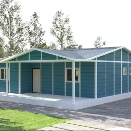 113 m² Tek Katlı Prefabrik Ev