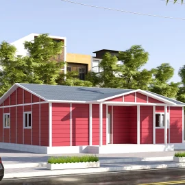 98 m² Tek Katlı Prefabrik Ev