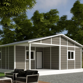Pekin 64 m² Tek Katlı Prefabrik Ev